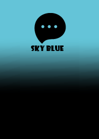 Black & Sky Blue Theme V2