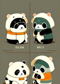 新年のパンダ 2