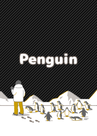 Animal 008-2 (Penguin/Black/White/YB)