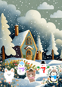 Kawaii scandinavian style(Winter-1493)