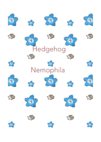 Hedgehog & Nemophila