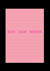 BLACK COLOR NOTEBOOK/RED