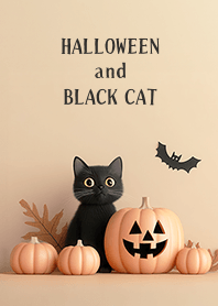 黒猫のハロウィン