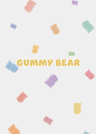 yammy gummy bear2 / light grey