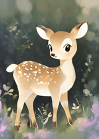 Healing cute forest deer 2