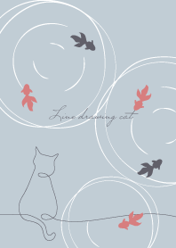 Line drawing cat_21_black
