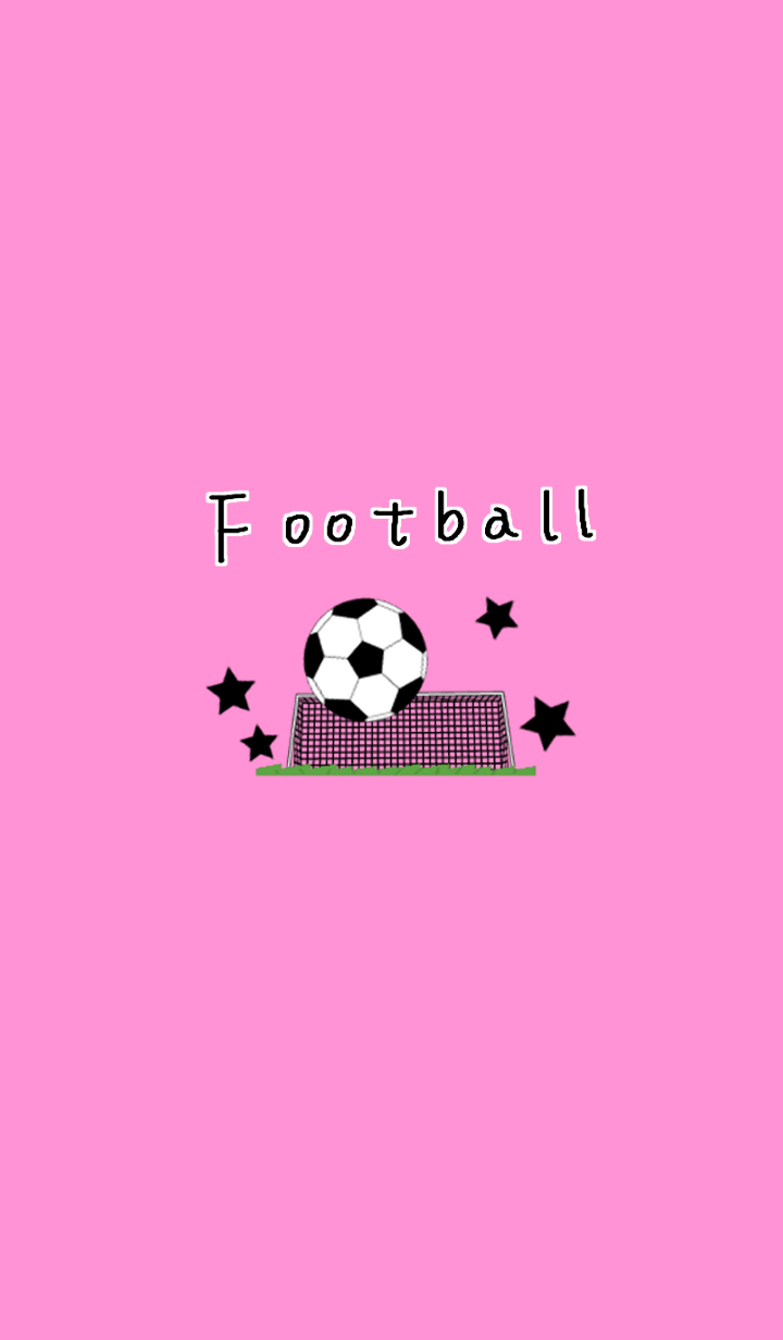 football illustrate pink