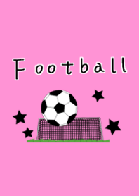 football illustrate pink