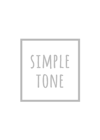 Simple tone / White