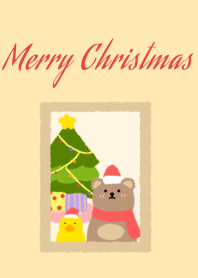 Merry Christmas little bear & duck