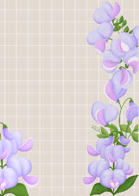 Lovely and Understated Purple Pea Flower
