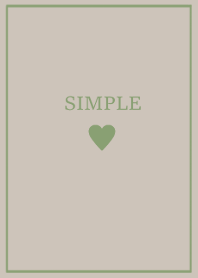 SIMPLE HEART -pistachio green-