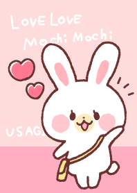 love love white rabbit