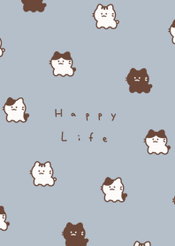 慵懶貓 - blue brown.