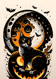 halloween cat 1733A3
