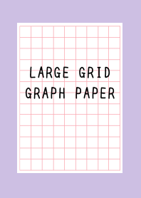 LARGE RED GRID GRAPH PAPER-DUSTY PURPLE