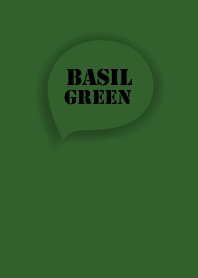 Love Basil Green Button