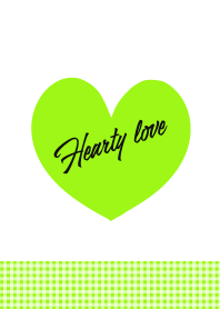Hearty love _clear green_