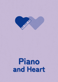 Piano and Heart romantic