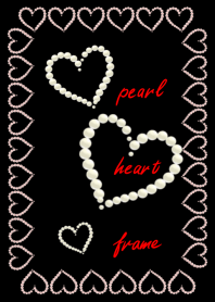pearl heart frame