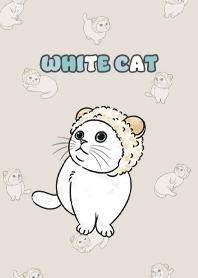 whitecat2 / dark beige .jp