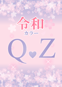 Q&Z-Attract luck-Reiwa color-Initial