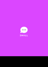 Small Button   Black&Vivid Purple