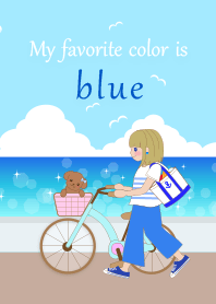 My favorite color is blue