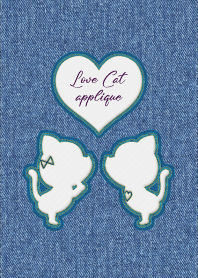 Love Cat Applique 46