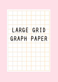 LARGE ORANGE GRID GRAPH PAP...