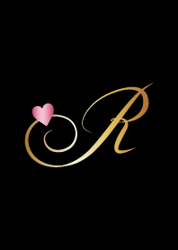 "R" Gold Initial 2