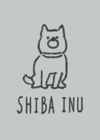 Doodle dog -shiba inu- SKY GRAY