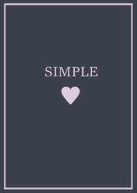 SIMPLE HEART / black quartz