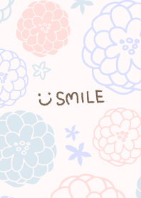 Handwritten flower gentle color29 Japan