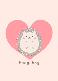 Cute hedgehog - love dreams