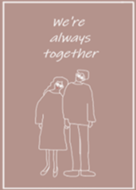 We're always together/cocoa brown(JP)