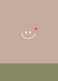 Beige green and smile.