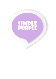 Purple Button In White V.3