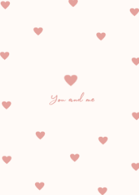 pattern heart #milkypink