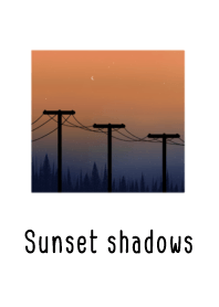 Sunset shadows