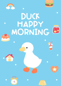 Duck Happy Morning (blue)