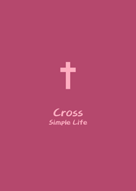 Simple Mini Cross-pink