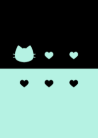 ねことハート(black&pastel:06)