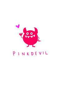 Pink. devil monster.