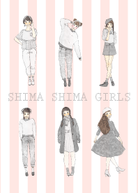 SHIMA SHIMA GIRLS -girls & stripe-