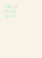 Simple beige blue