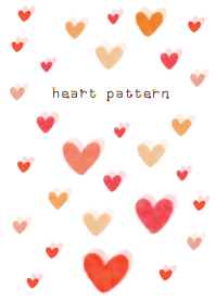 heart pattern13- watercolor- joc