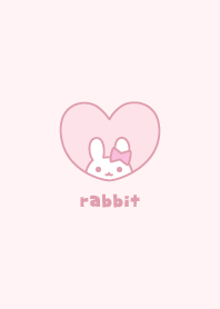 Rabbits Ribbon [Pink]