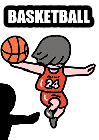 Basketball dunk 001 redwhite