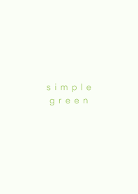 simple --green--